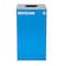 Alpine Industries 87 Gal. 3-Stream Steel Blue Recycling, Green Recycling, and Black Commercial Trash Can Station ALP4450-BLK-KIT35 - alternate 7